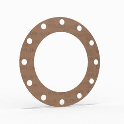 14" Full Face Flange Gasket (w/12 Bolt Holes) - 150 Lbs. - 1/8" Thick Garlock GYLON® Style 3500