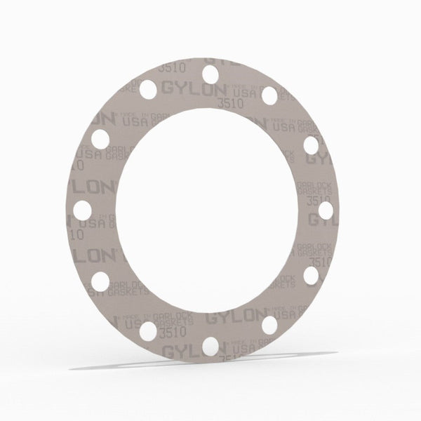 14" Full Face Flange Gasket (w/12 Bolt Holes) - 150 Lbs. - 1/8" Thick Garlock GYLON® Style 3510