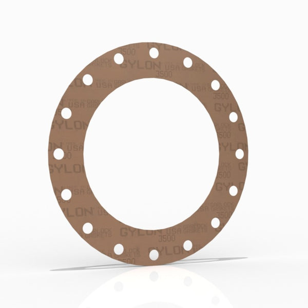 16" Full Face Flange Gasket (w/16 Bolt Holes) - 150 Lbs. - 1/16" Thick Garlock GYLON® Style 3500