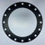 18" Full Face Flange Gasket (w/16 Bolt Holes) - 150 Lbs. - 1/4" Thick Black SBR 80 Durometer