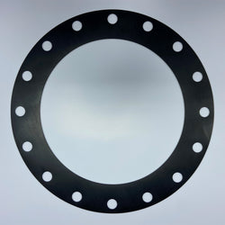 18" Full Face Flange Gasket (w/16 Bolt Holes) - 150 Lbs. - 1/16" Thick EPDM NSF-61