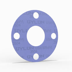 1-1/2" Full Face Flange Gasket (w/4 Bolt Holes) - 150 Lbs. - 1/8" Thick Garlock GYLON® Style 3504