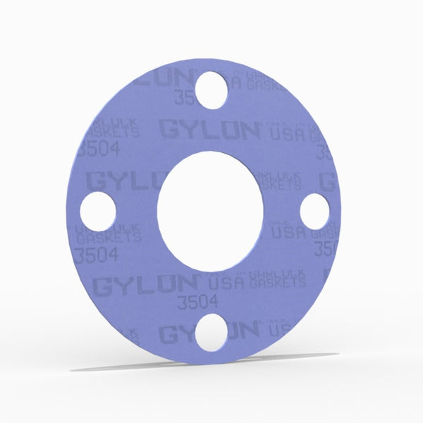 1" Full Face Flange Gasket (w/4 Bolt Holes) - 150 Lbs. - 1/16" Thick Garlock GYLON® Style 3504