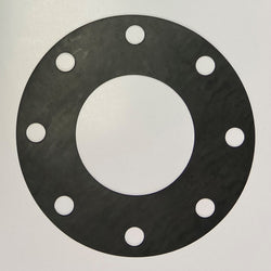 2-1/2" Full Face Flange Gasket (w/8 Bolt Holes) - 300 Lbs. - 1/8" Thick Nitrile (NBR) Buna-N