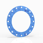 12" Full Face Flange Gasket (w/16 Bolt Holes) - 300 Lbs. - 1/8" Thick Garlock Blue-Gard 3000