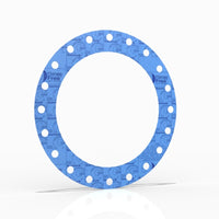 16" Full Face Flange Gasket (w/20 Bolt Holes) - 300 Lbs. - 1/8" Thick Garlock Blue-Gard 3000