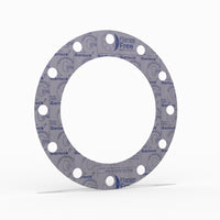 14" Full Face Flange Gasket (w/12 Bolt Holes) - 150 Lbs. - 1/16" Thick Garlock Blue-Gard 3700