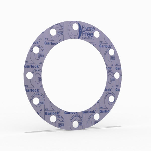 12" Full Face Flange Gasket (w/12 Bolt Holes) - 150 Lbs. - 1/16" Thick Garlock IFG-5500