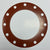 12" Full Face Flange Gasket (w/12 Bolt Holes) - 150 Lbs. - 1/8" Thick (SBR) Red Rubber