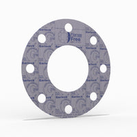 6" Full Face Flange Gasket (w/8 Bolt Holes) - 150 Lbs. - 1/16" Thick Garlock Blue-Gard 3700