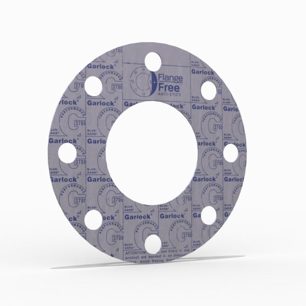 4" Full Face Flange Gasket (w/8 Bolt Holes) - 150 Lbs. - 1/16" Thick Garlock Blue-Gard 3700