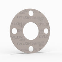 1" Full Face Flange Gasket (w/4 Bolt Holes) - 150 Lbs. - 1/16" Thick Garlock GYLON® Style 3510