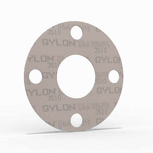 1-1/2" Full Face Flange Gasket (w/4 Bolt Holes) - 150 Lbs. - 1/16" Thick Garlock GYLON® Style 3510